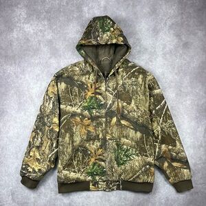Real Tree Bomber Hoodie Jacket XL Size